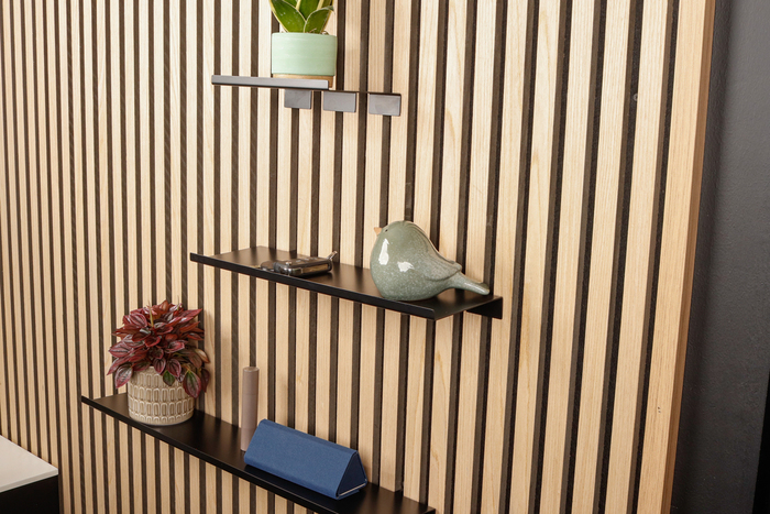 Hylde til akustikpanel 40 cm sort